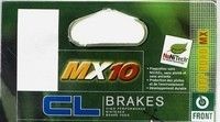 CL Brakes fait évoluer ses plaquettes pour le cross avec les MX 10.