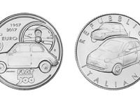 Fiat dévoile une pièce de 5 € à l'effigie de la 500