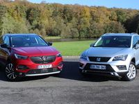 Comparatif vidéo - Opel Grandland X vs Seat Ateca : à l'ombre des stars