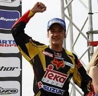 Rockstar Teka Suzuki MX 2 : Ken Roczen prend la plaque rouge à 4 jours de ses 16 ans