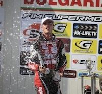 Supermotard: second au GP de Bulgarie, Adrien Chareyre répond à nos questions.