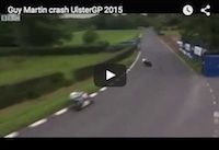 Dundrod 150: accident de Guy Martin (vidéo)