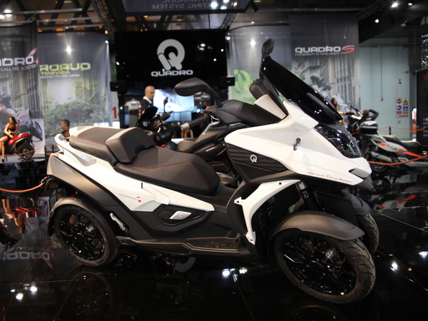 Quadro 4 : le premier scooter 4 roues arrive au printemps 2015