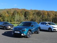 Comparatif statique vidéo : la Citroën C4 Cactus face aux Renault Mégane et Peugeot 308