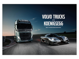 Vidéo : un camion Volvo FH défie une Koenigsegg One:1