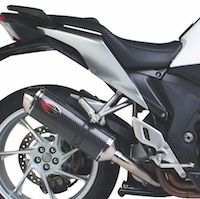 Scorpion propose un pot à la Honda VFR 1200.