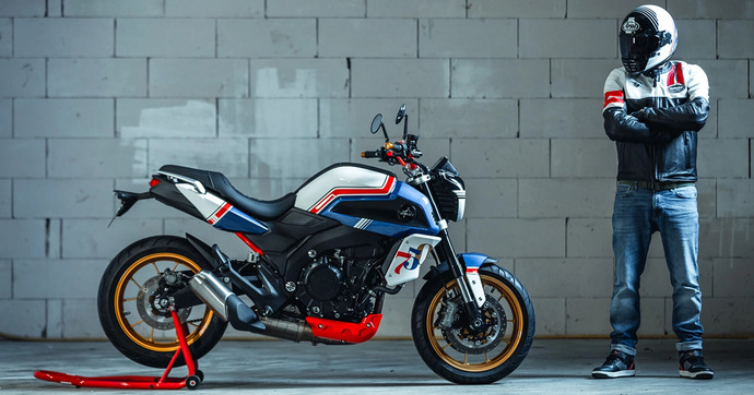 Mash se met au Bleu Blanc Rouge avec une préparation inédite de son roadster FR 750 signée Café Racer Only