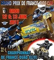 Championnat du monde de side-car cross ce week-end à Brou