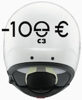 100 euros de remise pour l'achat d'un Schuberth C3