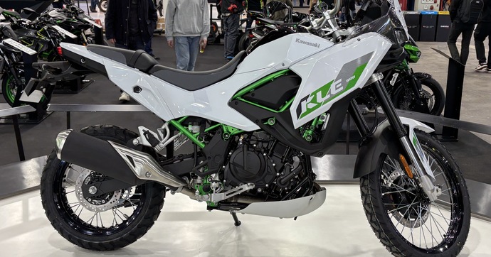 La Kawasaki KLE500 est à découvrir sur le Salon du 2 Roues de Lyon