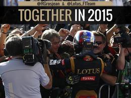 F1 : Romain Grosjean officialise sa présence chez Lotus en 2015