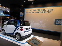 En direct du Salon de Francfort : le projet car2go, la location en libre-service de Smart Fortwo cdi