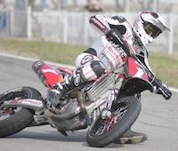 Supermotard championnat de France 2011, Roche de Glun : Sylvain Bidart.