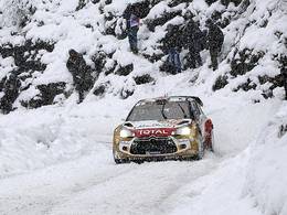 WRC : Sébastien Loeb au Monte-Carlo 2015 sur une Citroën DS3 WRC