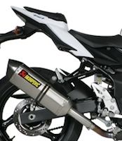 Akrapovic propose un slip-on pour la Suzuki GSR 750.
