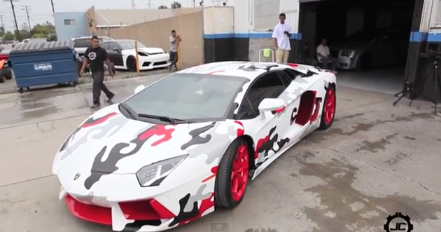 Chris Brown Fait Repeindre Sa Lamborghini Aventador Mauvaise Idee