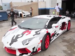 Chris Brown fait repeindre sa Lamborghini Aventador. Mauvaise idée