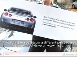 Marketing de rue : Nissan "offre" une vision d'horreur aux Porschistes (et gagne des clients)