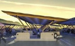 Une nouvelle solution d’ombrière photovoltaïque pour parking : le SUN4PARK