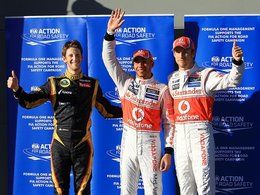 F1 Australie - la grille : les McLaren en 1ère ligne, Romain Grosjean troisième !