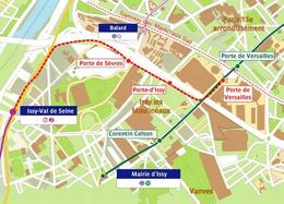 Prolongement du Tramway T2 en Région Île-de-France : les essais se poursuivent