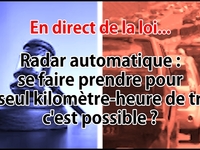 En direct de la loi : quelle est la marge de tolérance des radars ?