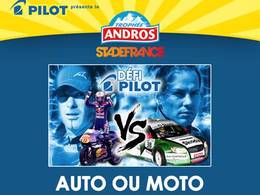 Trophée Andros au Stade de France - Auto ou moto, lequel est plus rapide?
