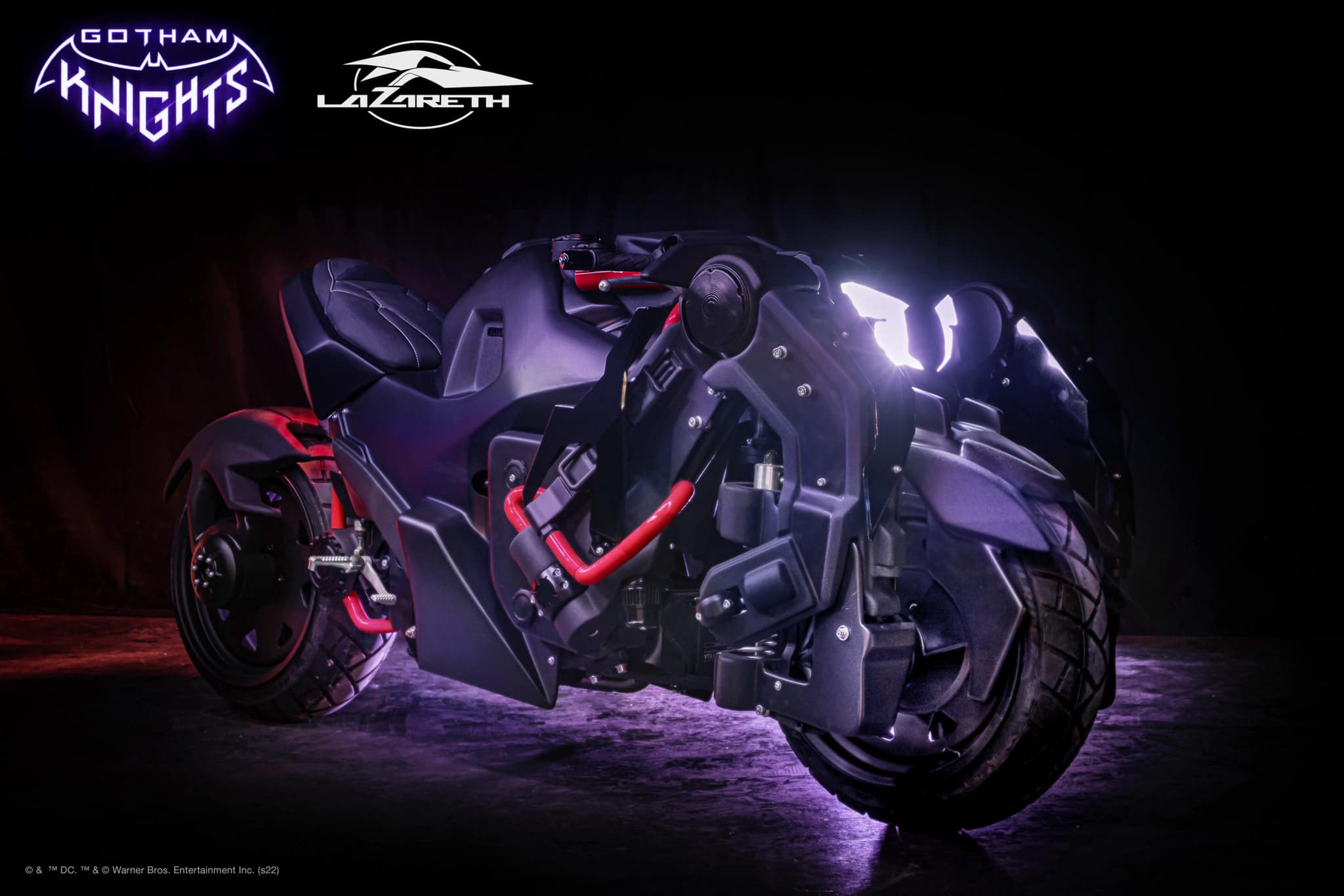 Batcycle Logo Le Batcycle de Lazareth en exhibition au Mondial de l'Auto de Paris
