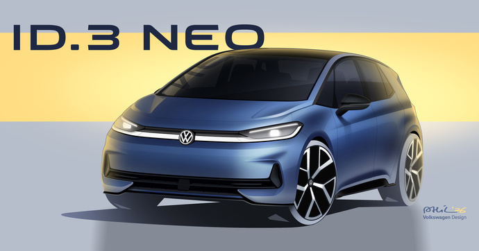 La Volkswagen ID.3 électrique change carrément de nom et devient ID.3 Neo