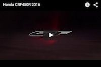 Bayle et Paulin présentent la Honda CRF 450R (vidéo)