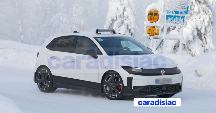 Volkswagen poursuit l’élargissement de sa gamme électrique avec la Volkswagen ID.Polo GTI qui est en essais en Scandinavie