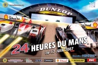 Affiche officielle des 24 Heures 2007: les diesels à l'honneur...