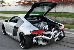 Audi R8 Twin Turbo Heffner, usine à gaz ! (photos + vidéo)