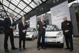 2 Smart Fortwo Electric Drive livrées à Berlin aujourd'hui