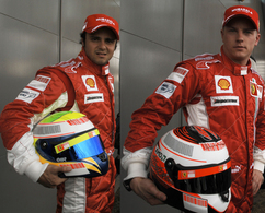 F1 Ferrari : Raïkkönen et Massa confirmés jusqu'à fin 2010