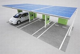 Autos électriques et hybrides : une station de recharge solaire signée Toyota Industries Corporation