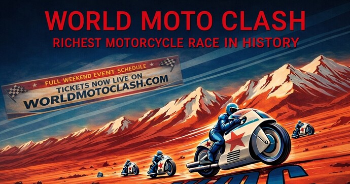 World Moto Clash : un million de dollars en jeu, zéro règlement, bienvenue dans la jungle !