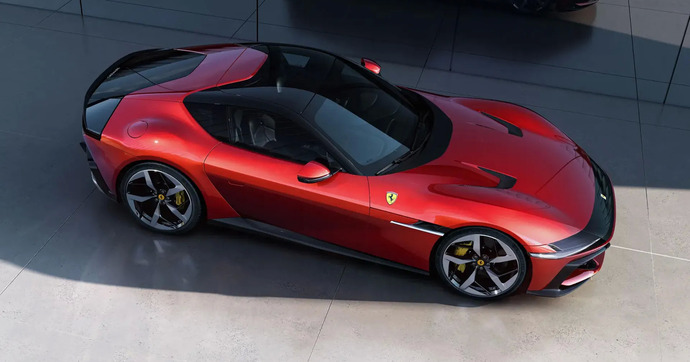 Ferrari y est allé un peu fort sur les vitres teintées de quelques 12cilindri
