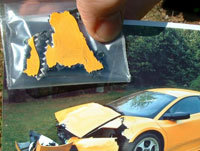 Un morceau de Lamborghini sur e-bay