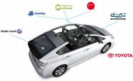 Une Toyota Prius embarque la technologie 4G/LTE signée Alcatel-Lucent