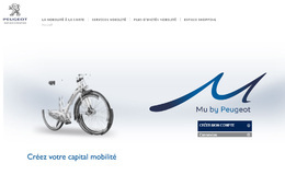 La nouvelle offre de service de mobilité "Mu by Peugeot" proposée à Paris