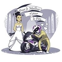 Idée cadeaux Gaaz.fr: stickers pour motards