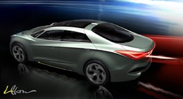 Salon de Genève 2010 : le nouveau Concept Hyundai i-flow avec panneaux solaires