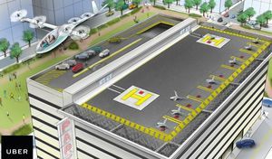 Insolite : Uber a la tête dans les nuages