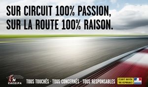 La Sécurité Routière sensibilise les utilisateurs de circuits
