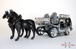 Monster Garage version écolo : il transforme un Hummer en calèche