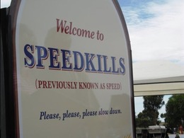 Australie : la ville de Speed devient Speedkills le temps d'une campagne de prévention
