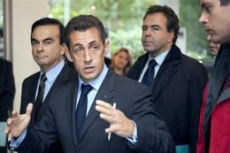Sarkozy au Mondial de Paris : un grand plan pour les voitures propres