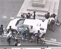Vidéo Back to the future en Lamborghini Countach