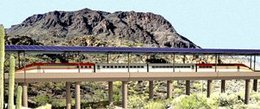 350km/h pour un train fonctionnant à l'énergie solaire : bientôt en Arizona ?